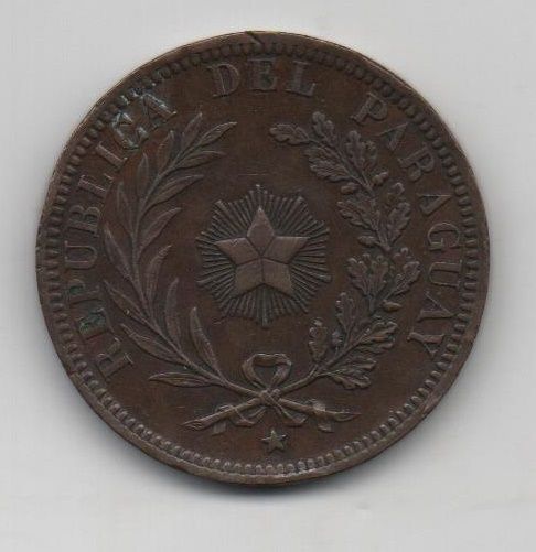 PARAGUAY DEL AÑO 1870 DE 4 CENTESIMOS